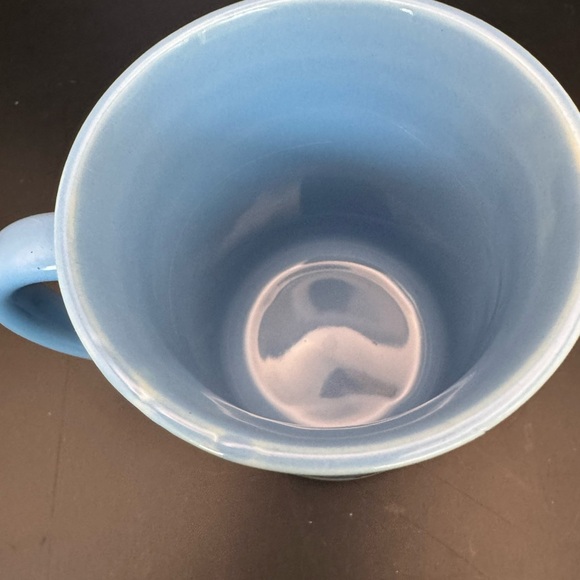 I Love The Nighlift Blue Owl With Moon Design Coffee Mug By Message Mugs Mint - Picture 4 of 5